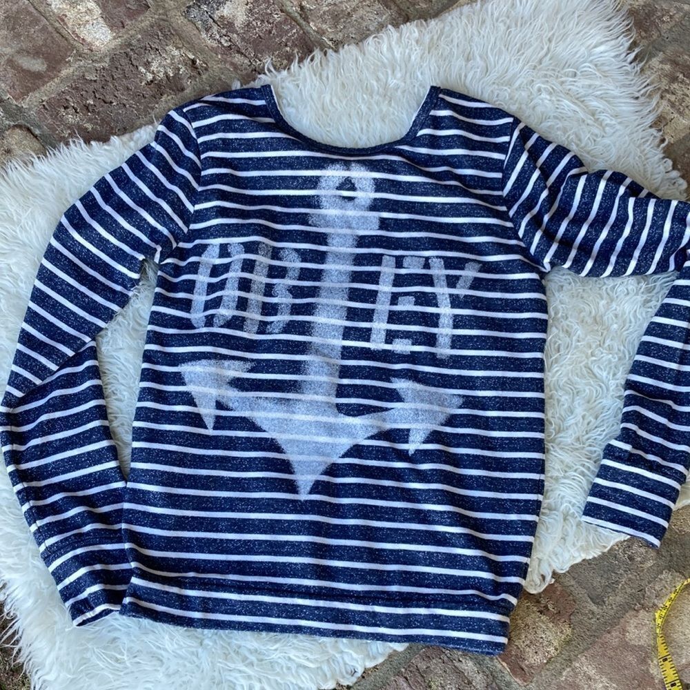 Obey Crewneck Long Sleeve Nautical Sweatshirt Size Small
